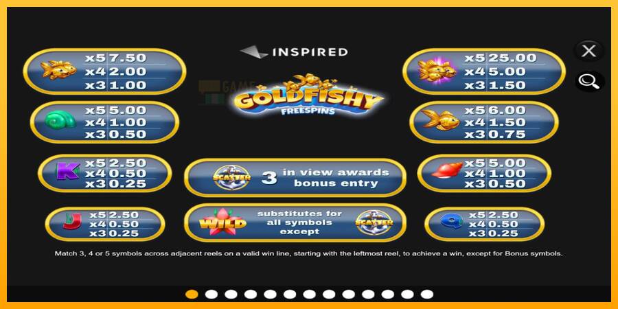 Gold Fishy Free Spins automat për para të vërteta, foto 4