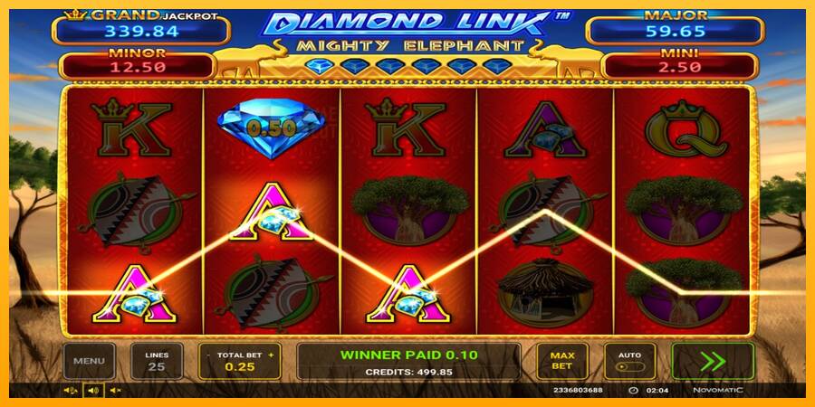 Diamond Link: Mighty Elephant automat për para të vërteta, foto 2