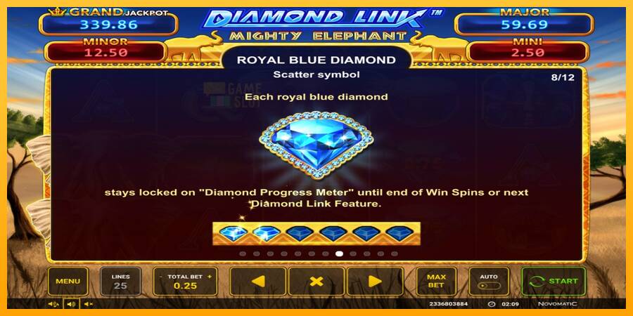 Diamond Link: Mighty Elephant automat për para të vërteta, foto 6