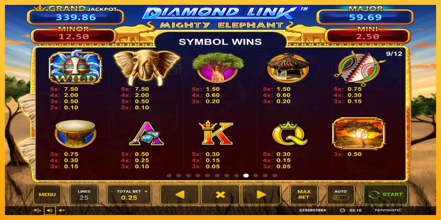 Diamond Link: Mighty Elephant automat për para të vërteta, foto 7