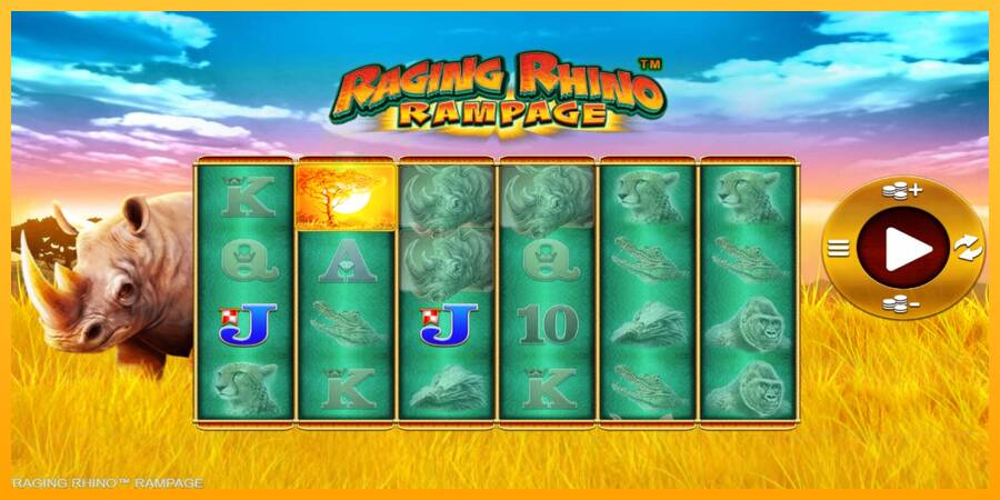 Raging Rhino Rampage automat për para të vërteta, foto 3