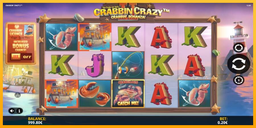 Crabbin Crazy 2 automat për para të vërteta, foto 2