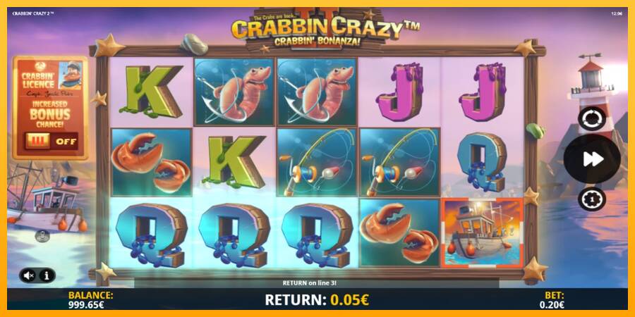 Crabbin Crazy 2 automat për para të vërteta, foto 3