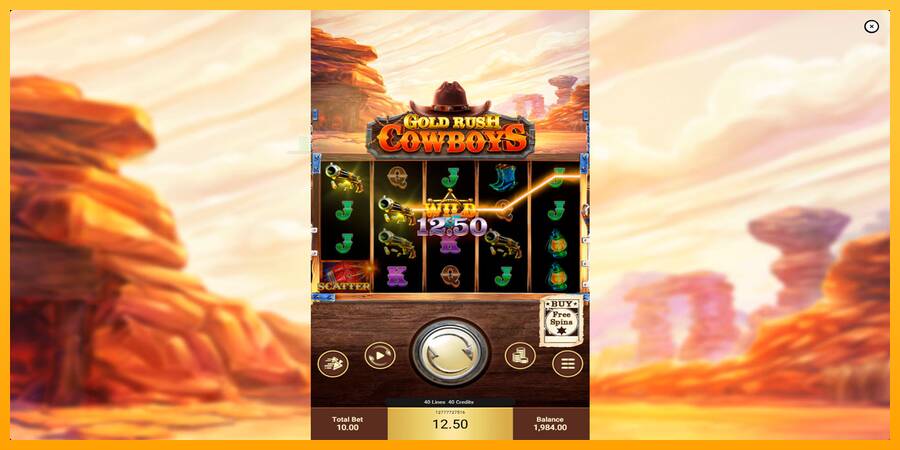 Gold Rush Cowboys automat për para të vërteta, foto 3