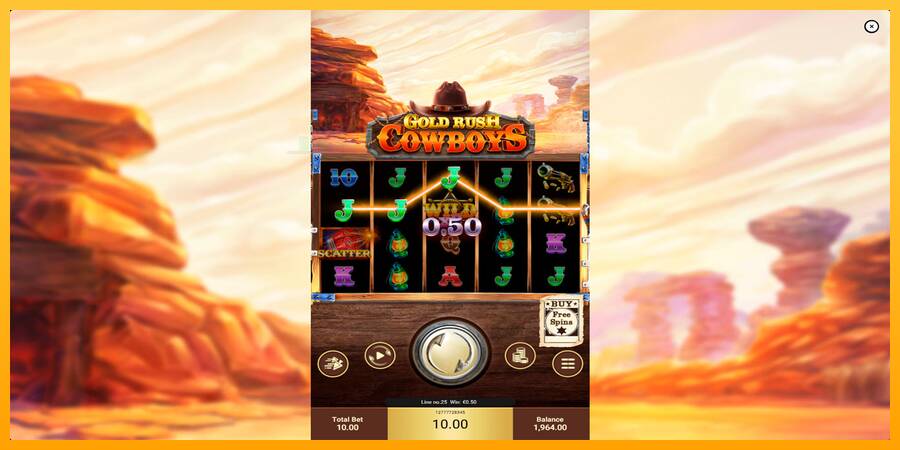 Gold Rush Cowboys automat për para të vërteta, foto 4