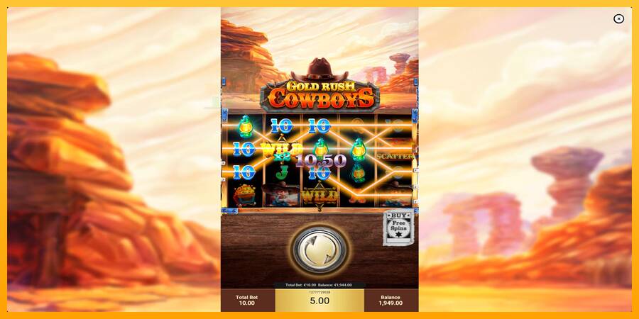 Gold Rush Cowboys automat për para të vërteta, foto 5