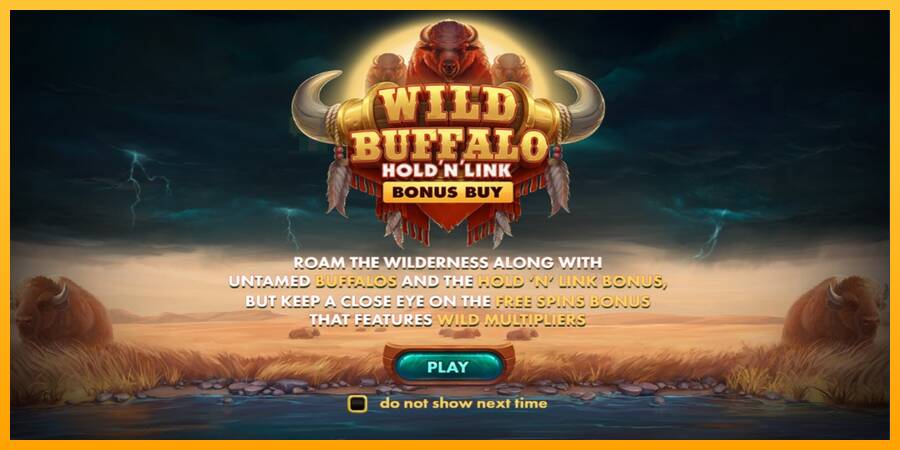 Wild Buffalo Hold N Link Bonus Buy automat për para të vërteta, foto 1