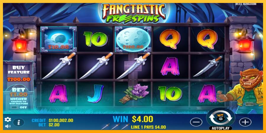 Fangtastic Freespins automat për para të vërteta, foto 3