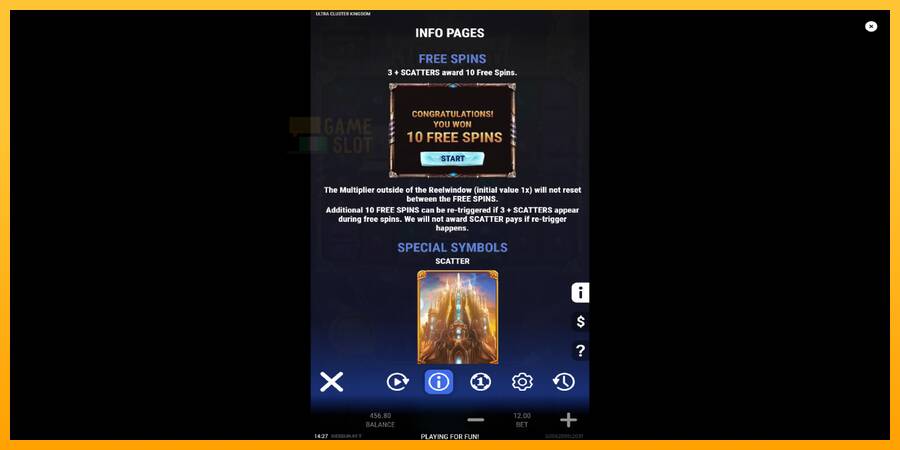 Ultra Cluster Kingdom automat për para të vërteta, foto 5