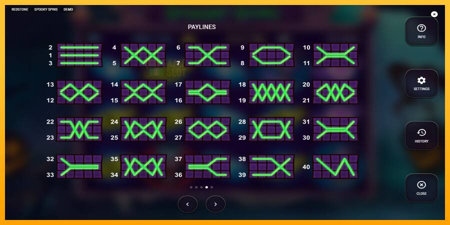 Spooky Spins automat për para të vërteta, foto 7