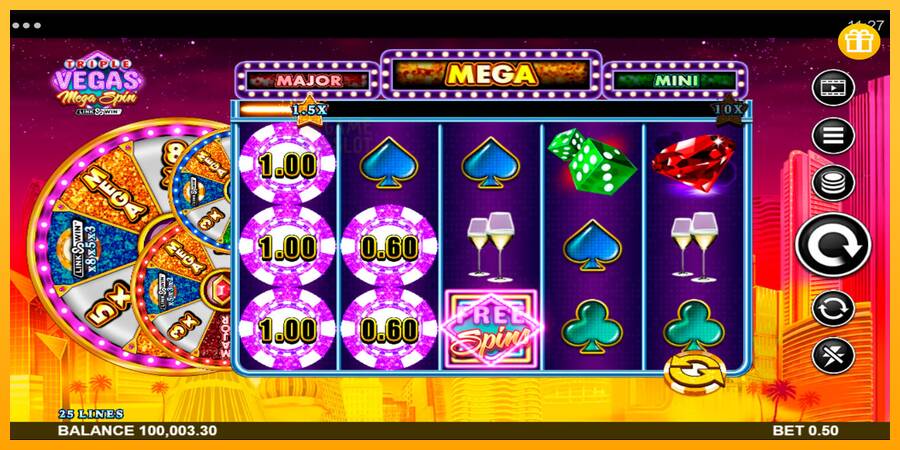 Triple Vegas Mega Spin automat për para të vërteta, foto 3