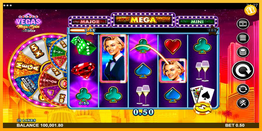 Triple Vegas Mega Spin automat për para të vërteta, foto 4