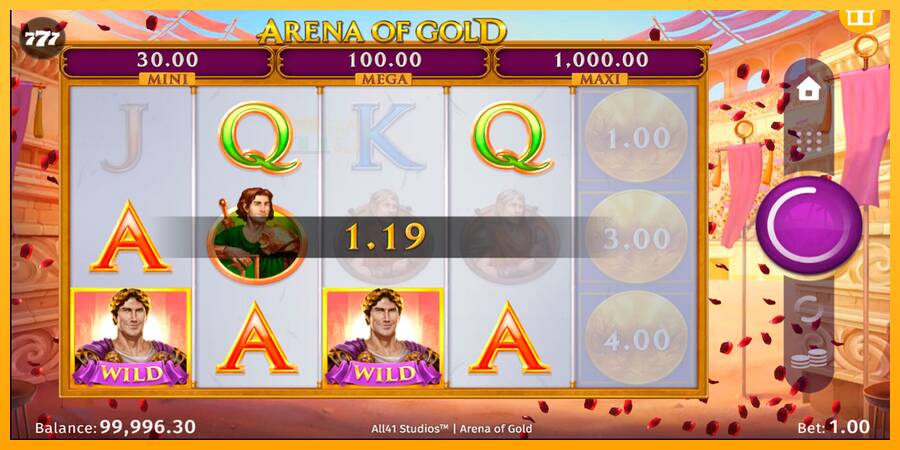 Arena of Gold automat për para të vërteta, foto 4