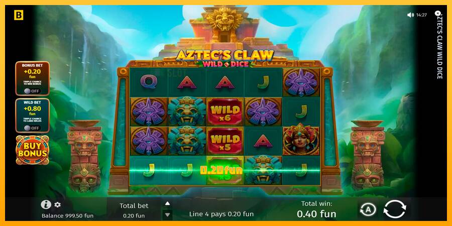 Aztecs Claw Wild Dice automat për para të vërteta, foto 6