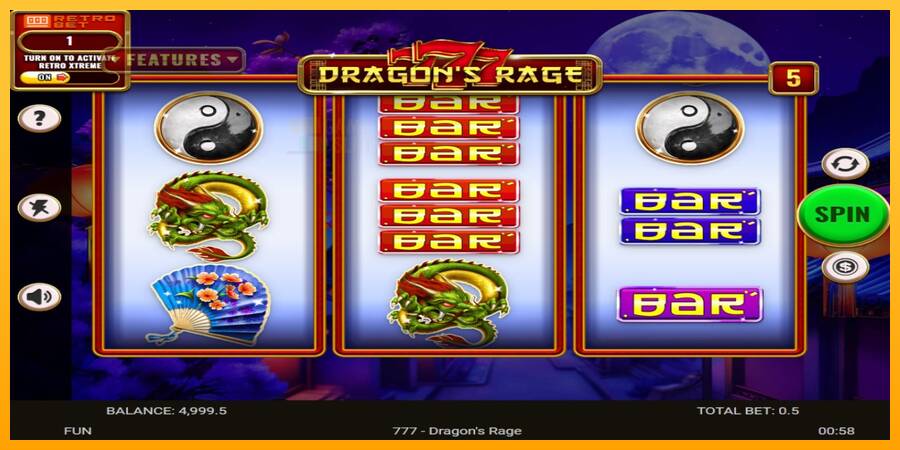 777 - Dragons Rage automat për para të vërteta, foto 2