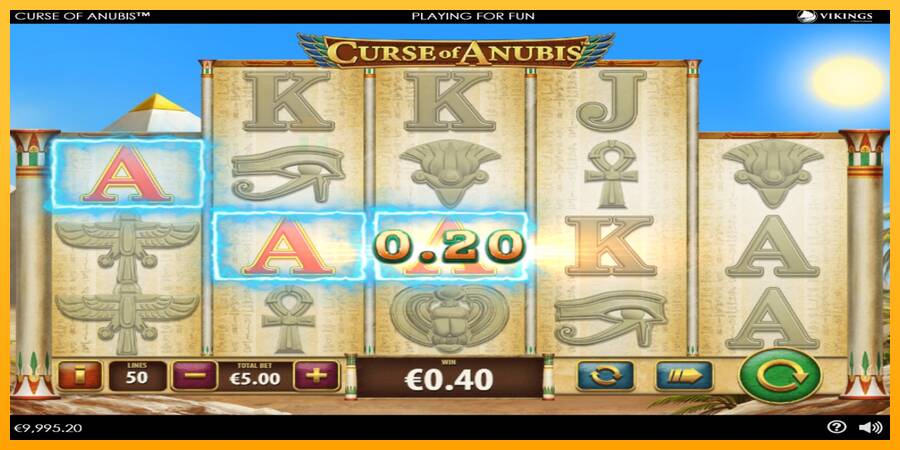 Curse of Anubis automat për para të vërteta, foto 2