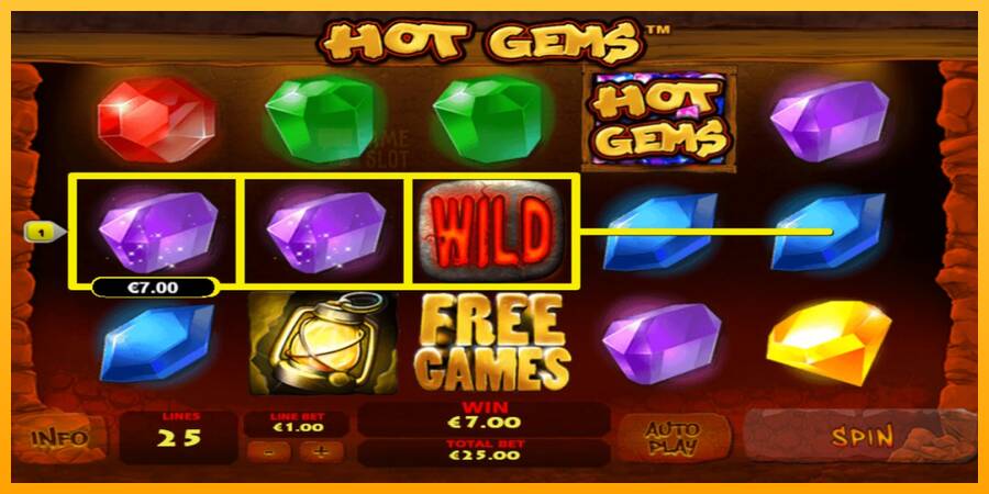 Hot Gems automat për para të vërteta, foto 2