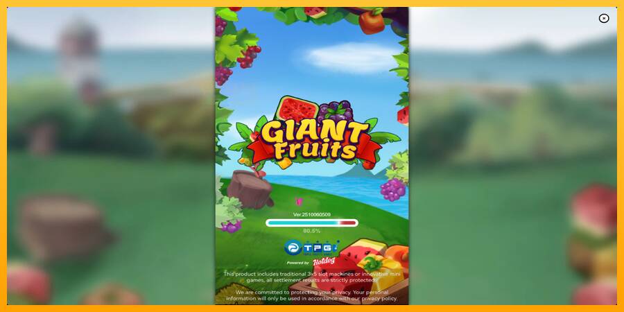 Giant Fruits automat për para të vërteta, foto 1