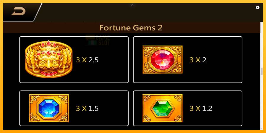 Fortune Gems 2 automat për para të vërteta, foto 6