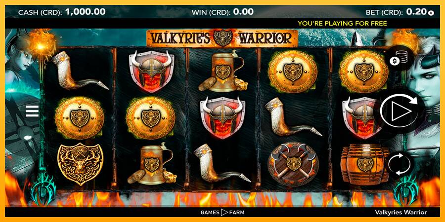 Valkyries Warrior automat për para të vërteta, foto 1