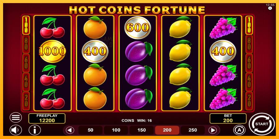 Hot Coins Fortune automat për para të vërteta, foto 2