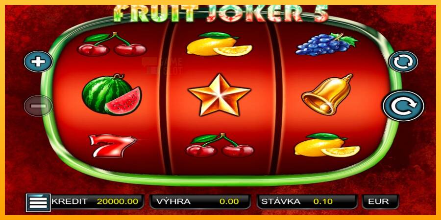 Fruit Joker 5 automat për para të vërteta, foto 1