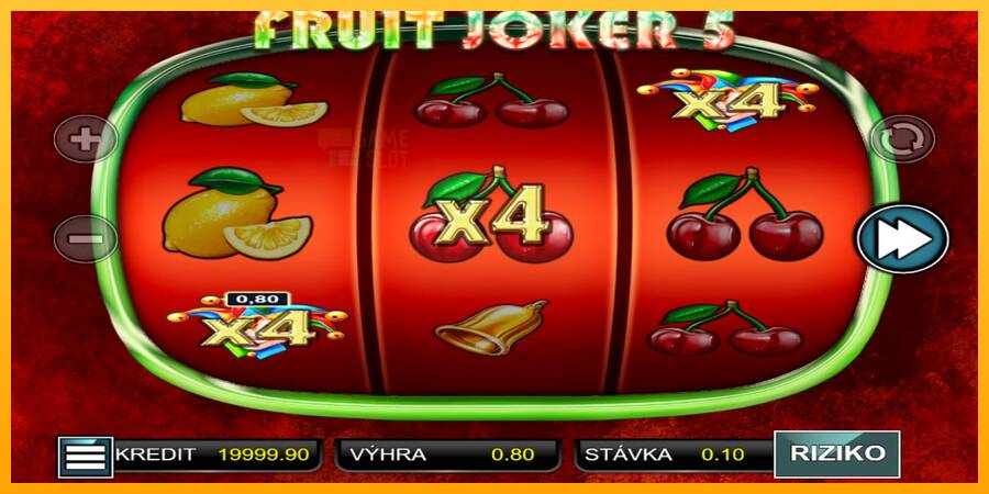 Fruit Joker 5 automat për para të vërteta, foto 2