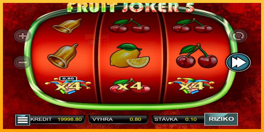 Fruit Joker 5 automat për para të vërteta, foto 3