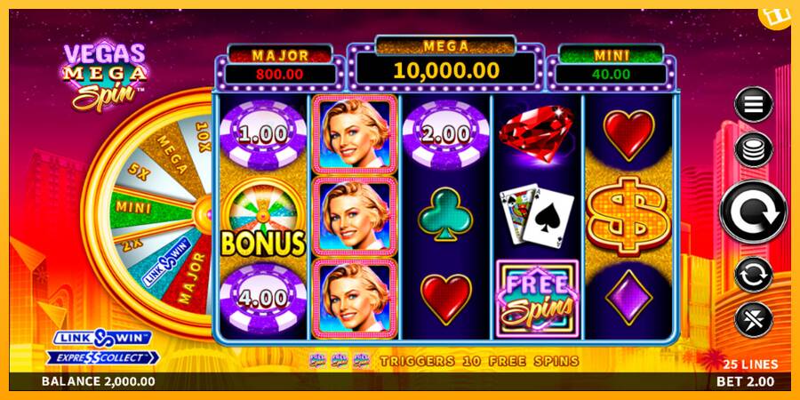 Vegas Mega Spin automat për para të vërteta, foto 1