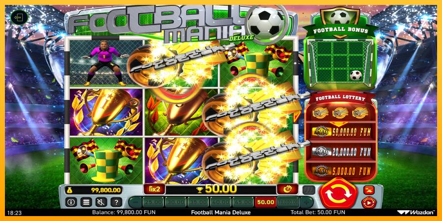 Football Mania Deluxe automat për para të vërteta, foto 3