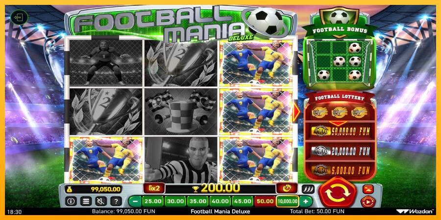 Football Mania Deluxe automat për para të vërteta, foto 4