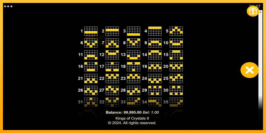 Kings of Crystals II Power Combo automat për para të vërteta, foto 7