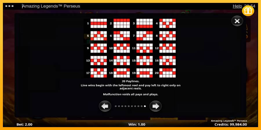 Amazing Legends Perseus automat për para të vërteta, foto 7