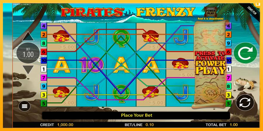 Pirates Frenzy automat për para të vërteta, foto 1