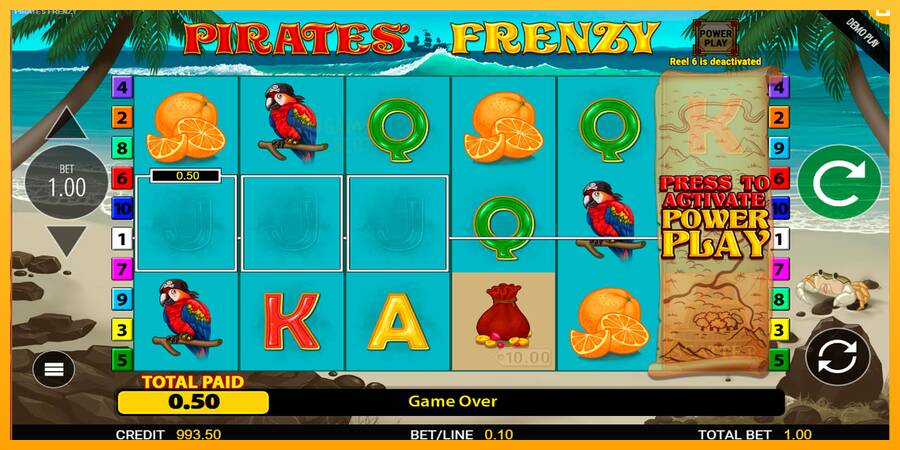 Pirates Frenzy automat për para të vërteta, foto 2