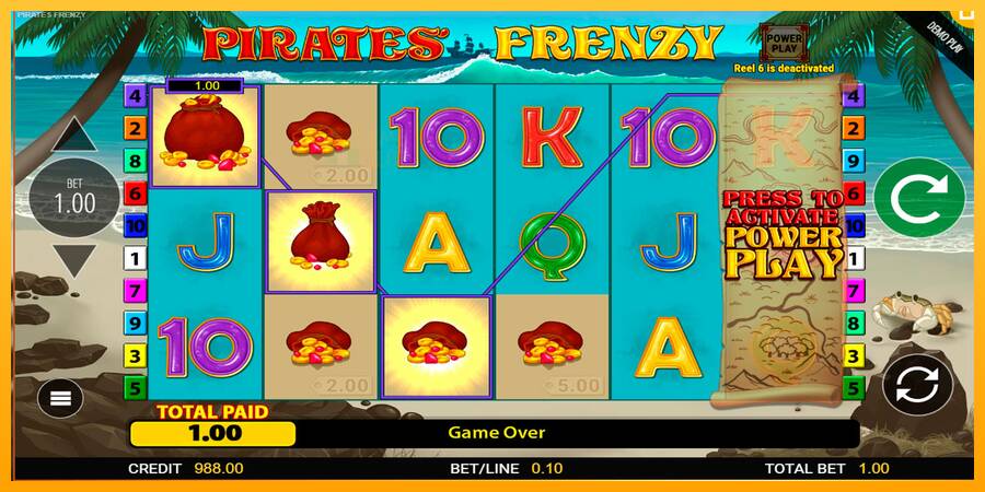 Pirates Frenzy automat për para të vërteta, foto 3