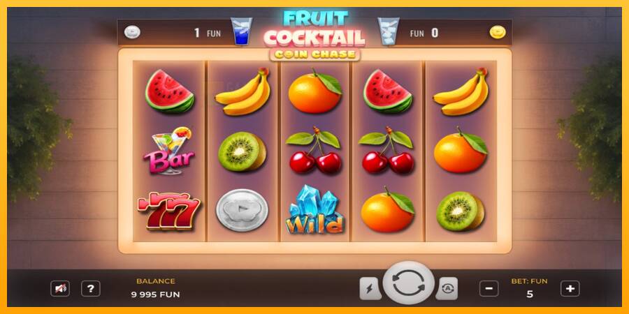 Fruit Cocktail Coin Chase automat për para të vërteta, foto 1