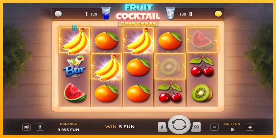 Fruit Cocktail Coin Chase automat për para të vërteta, foto 2