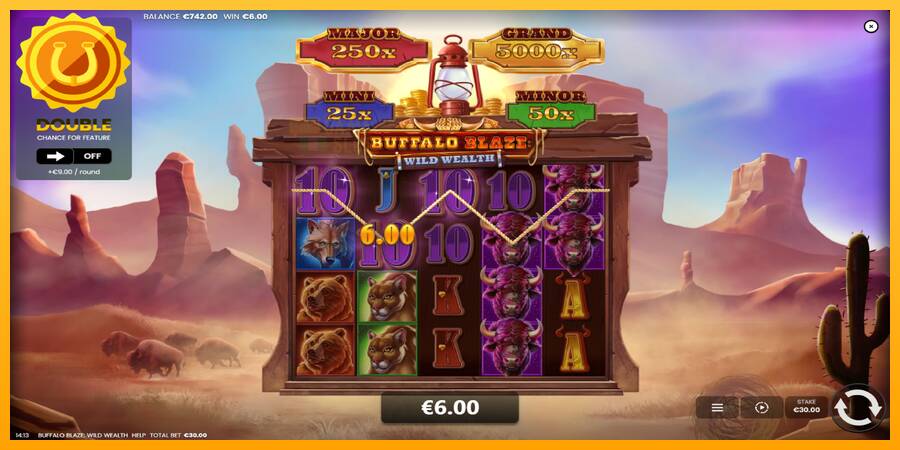 Buffalo Blaze: Wild Wealth automat për para të vërteta, foto 4