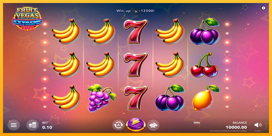 Fruit Vegas Extreme x125 automat për para të vërteta, foto 1