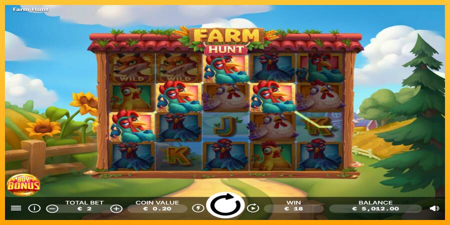 Farm Hunt automat për para të vërteta, foto 3