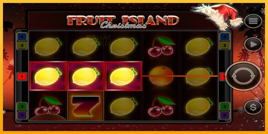 Fruit Island Christmas automat për para të vërteta, foto 4