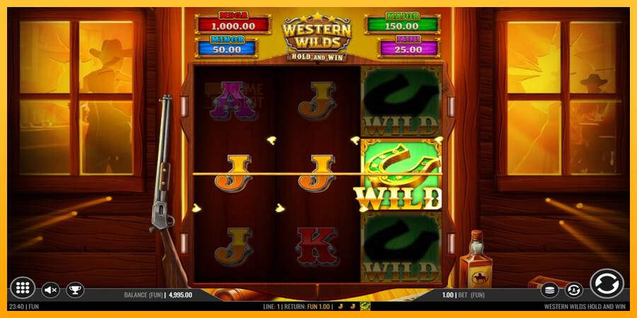 Western Wilds Hold and Win automat për para të vërteta, foto 3