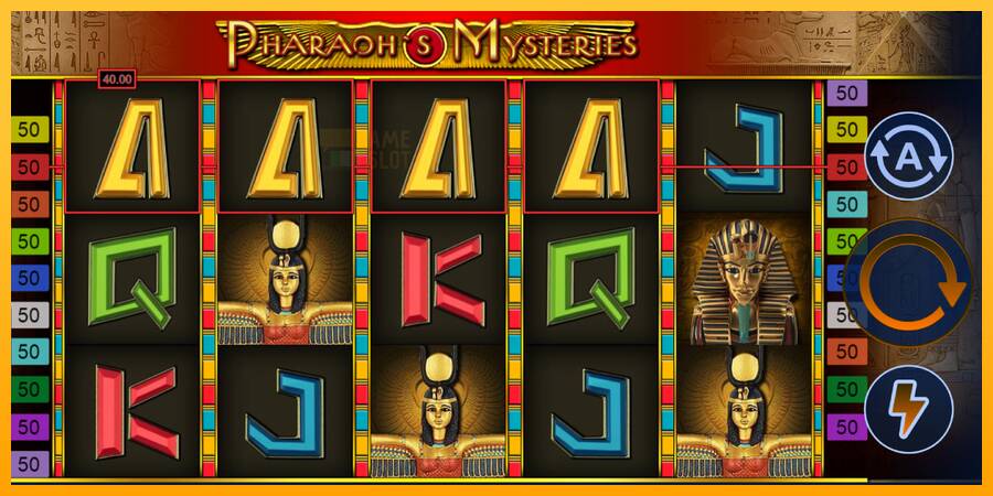 Pharaohs Mysteries automat për para të vërteta, foto 4