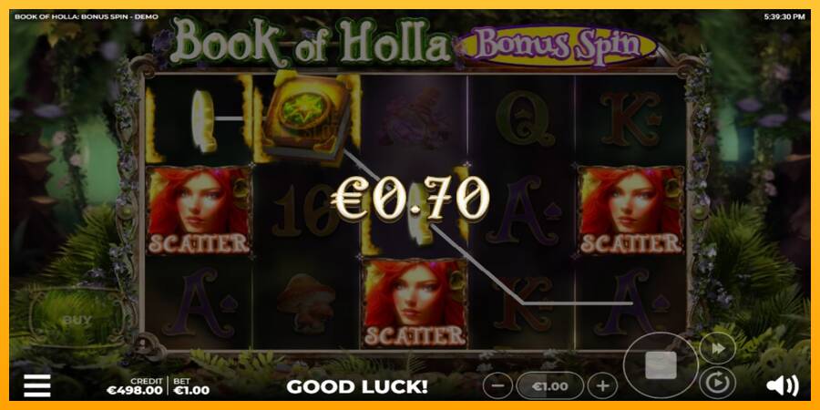 Book of Holla: Bonus Spin automat për para të vërteta, foto 3