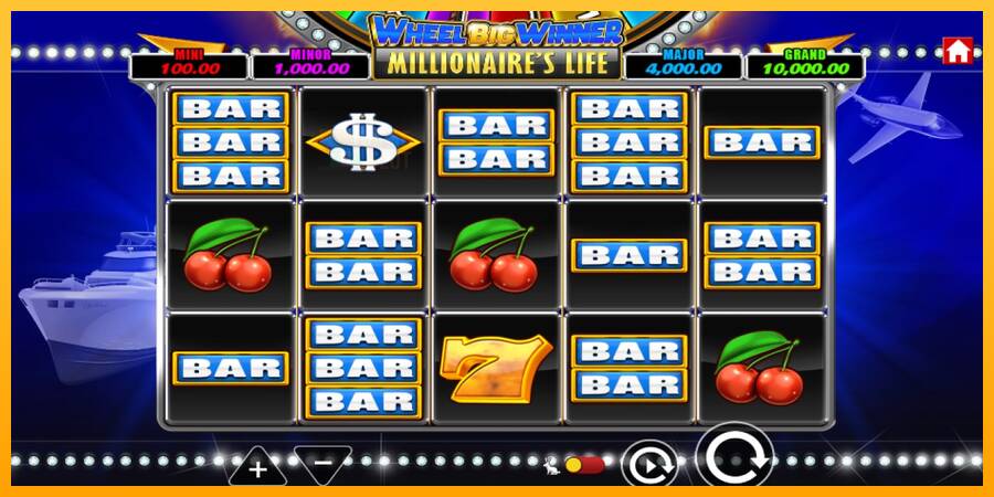 Wheel Big Winner Millionaires Life automat për para të vërteta, foto 1