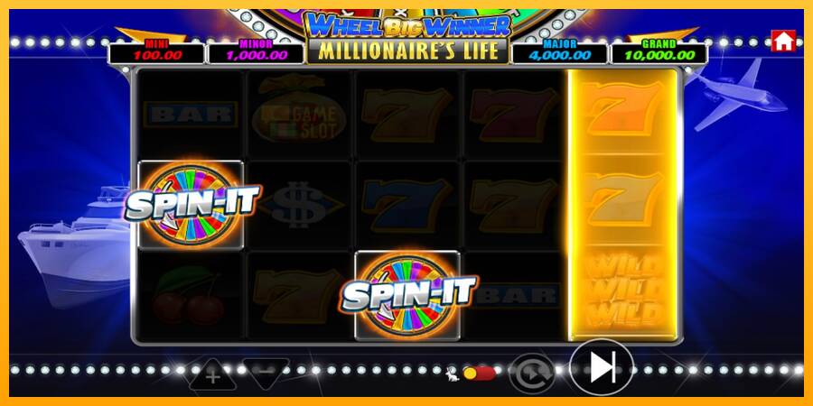 Wheel Big Winner Millionaires Life automat për para të vërteta, foto 3