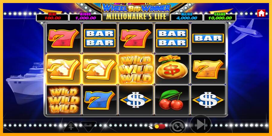 Wheel Big Winner Millionaires Life automat për para të vërteta, foto 4