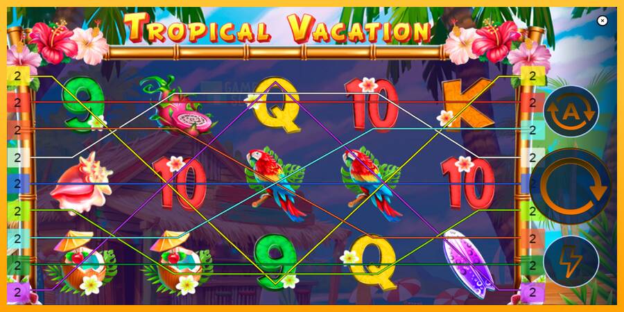 Tropical Vacation automat për para të vërteta, foto 1