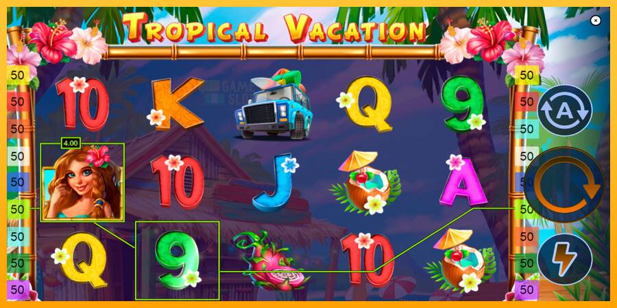 Tropical Vacation automat për para të vërteta, foto 2